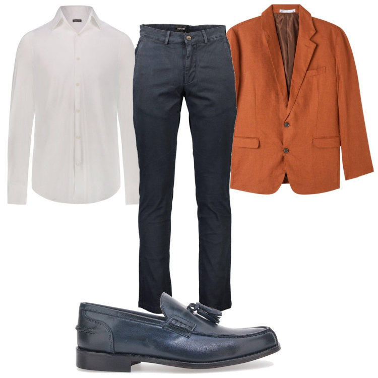 Outfit uomo - Total look #1873299. Stile Casual per Tutti i giorni. Abbinamento con giacche, scarpe stringate, pantaloni, camicie.