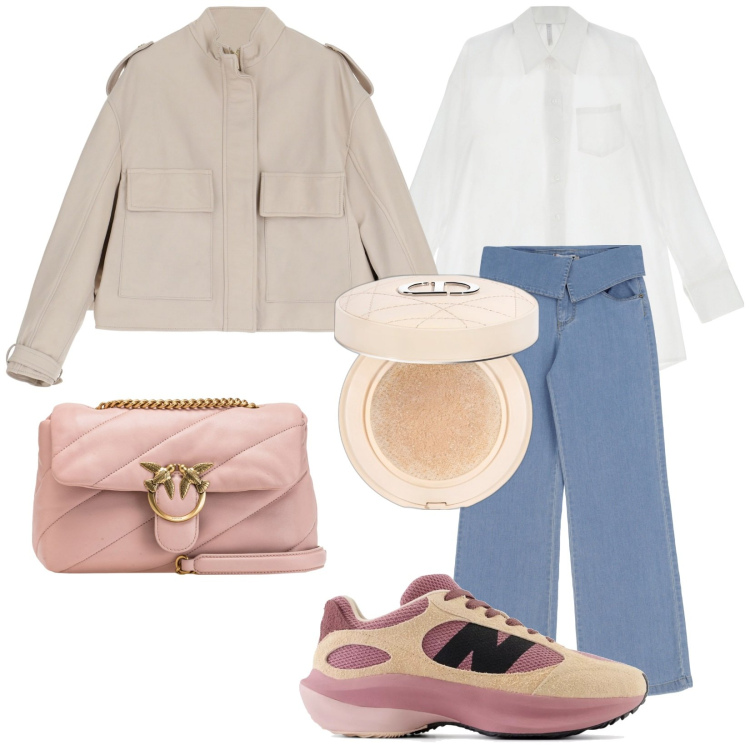 Outfit donna - Total look #1880690. Stile Casual chic per Tutti i giorni. Abbinamento con ciprie, sneakers, borse a tracolla, jeans, camicie, giacche.