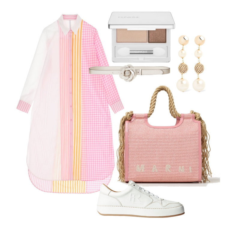 Outfit donna - Ghost outfitter - giugno. Stile Urban per Tutti i giorni. Abbinamento con ombretti, vestiti asimmetrici, sneakers, cinture, orecchini, borse a mano.