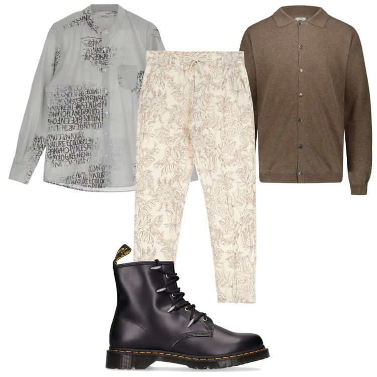 Outfit uomo - Total look #1909122. Stile Trendy per Tutti i giorni. Abbinamento con camicie, pantaloni, polo, stivali.