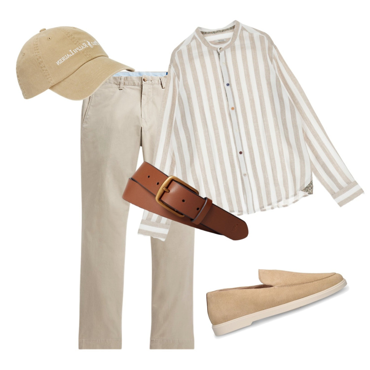 Outfit uomo - Total look #1922112. Abbinamento con camicie, pantaloni, cinture, cappelli, scarpe stringate.