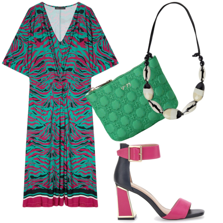 Outfit donna - Morbido e comodo. Stile Basic per Serata fuori. Abbinamento con vestiti, sandali col tacco, collane, clutch.