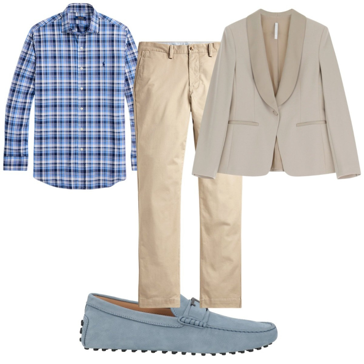 Outfit uomo - Total look #1936935. Stile Casual per Tutti i giorni. Abbinamento con scarpe stringate, giacche, pantaloni, camicie.