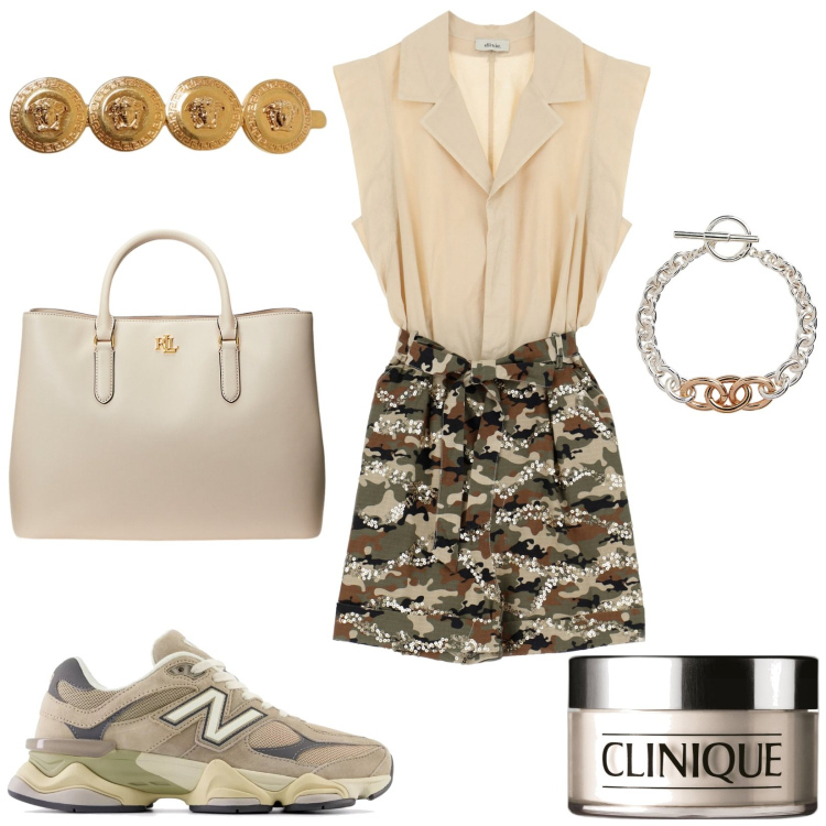 Outfit donna - Total look #1940055. Stile Casual per Sport. Abbinamento con ciprie, sneakers, braccialetti, borse a mano, tute, accessori per capelli.