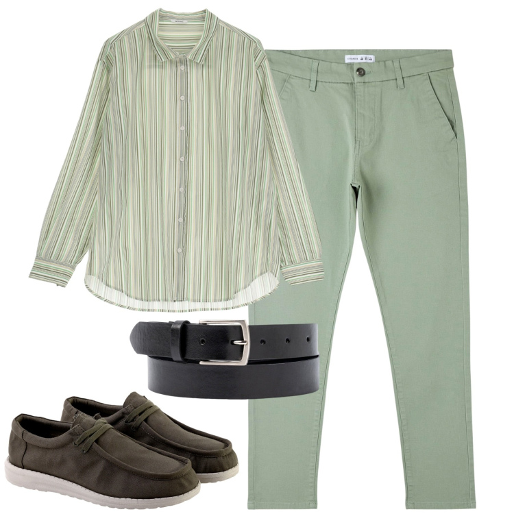 Outfit uomo - Eroicamente in ufficio. Stile Urban per Ufficio. Abbinamento con pantaloni skinny, camicie, cinture, scarpe stringate.