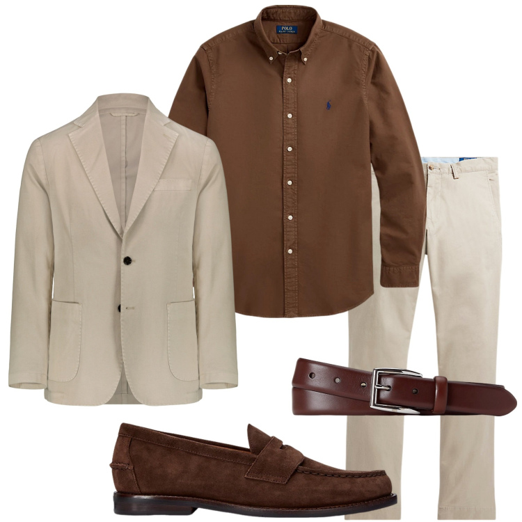 Outfit uomo - Ritorno in ufficio. Stile Business/Elegante per Ufficio. Abbinamento con scarpe stringate, pantaloni, cinture, camicie, giacche.
