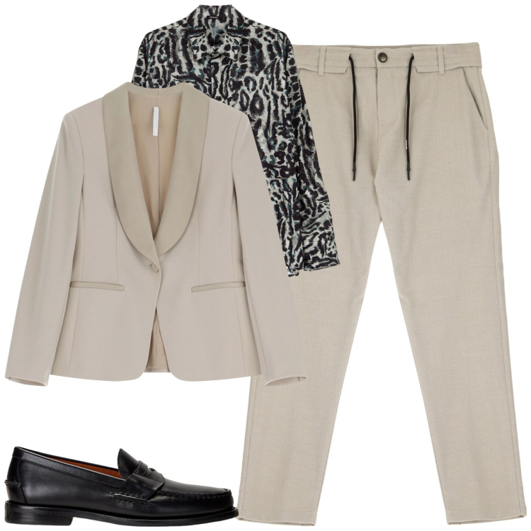 Outfit uomo - Total look #1946182. Stile Business/Elegante per Cerimonia. Abbinamento con giacche, pantaloni, camicie, scarpe stringate.