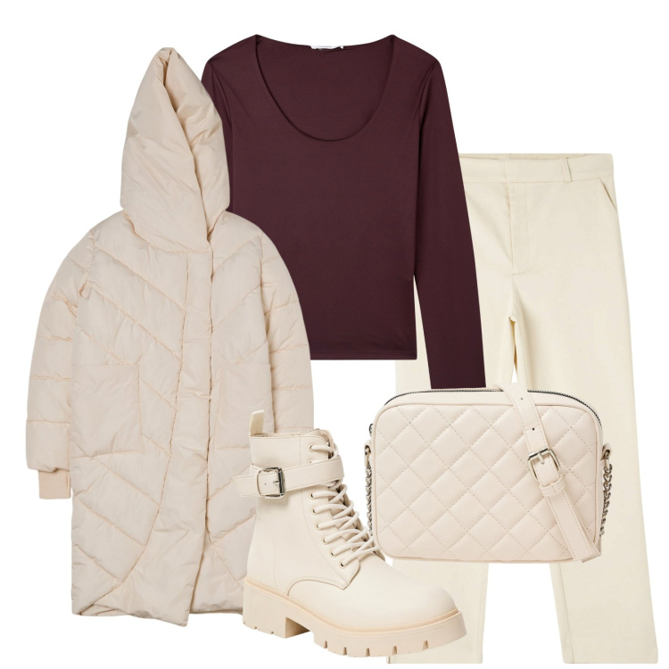 Outfit donna - Colori meravigliosi!!!. Stile Casual chic per Tutti i giorni. Abbinamento con pantaloni chino, borse a tracolla, anfibi, blazer, t-shirt.