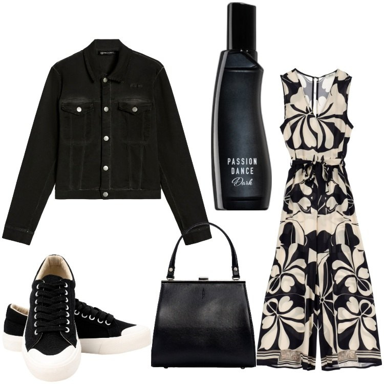 Outfit donna - Impressioni di settembre. Stile Casual per Tutti i giorni. Abbinamento con profumi, blazer, tute, sneakers, clutch.