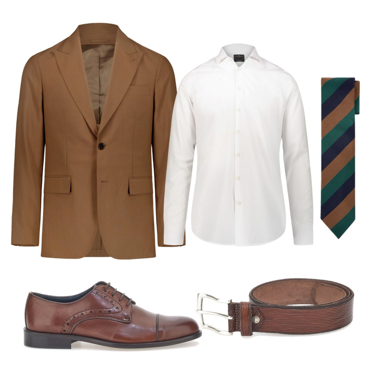 Outfit uomo - Per il rientro in ufficio!!!. Stile Business/Elegante per Ufficio. Abbinamento con camicie, scarpe stringate, abiti, cinture, cravatte.