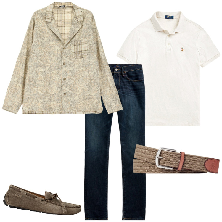 Outfit uomo - La giacchina informale. Stile Casual per Tutti i giorni. Abbinamento con camicie, scarpe stringate, cinture, polo, jeans skinny.