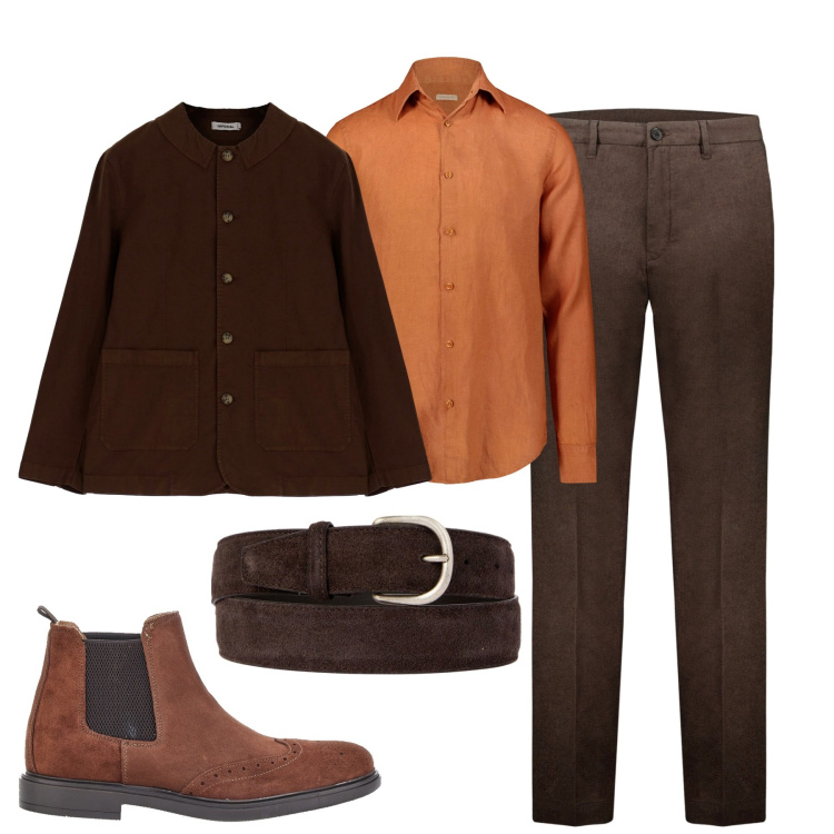Outfit uomo - Moka and more. Stile Trendy per Tutti i giorni. Abbinamento con giacche, pantaloni, cinture, camicie, stivali e stivaletti.