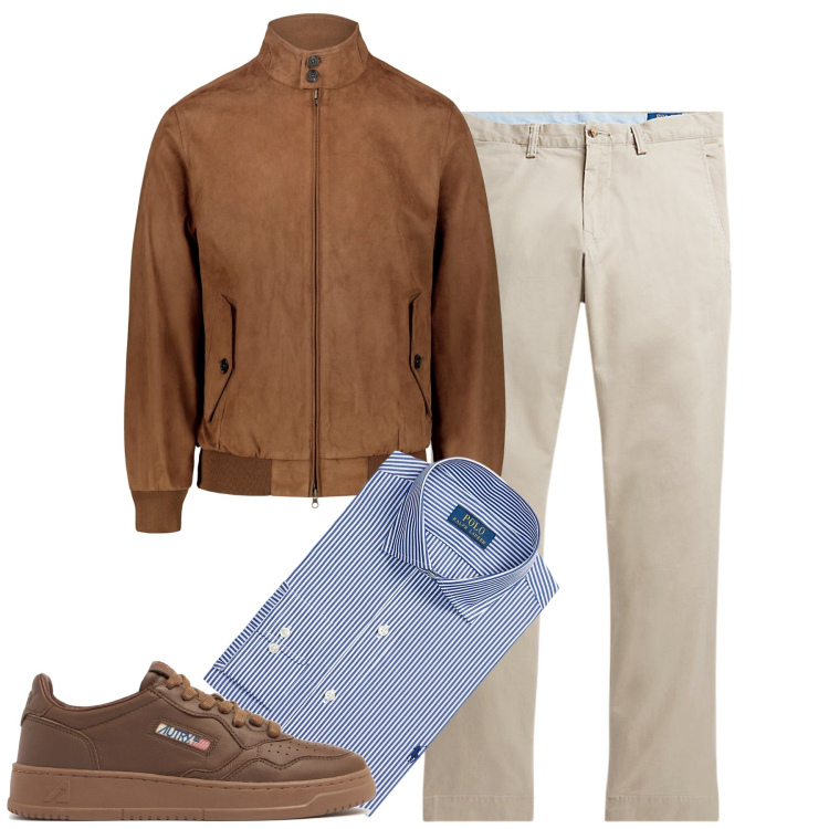 Outfit uomo - City. Stile Urban per Tutti i giorni. Abbinamento con pantaloni, camicie, giacche, sneakers.