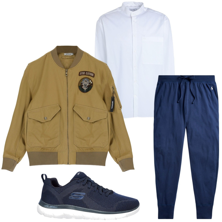Outfit uomo - Il giubbino da ranger. Stile Urban per Tutti i giorni. Abbinamento con sneakers, camicie, giacche, pantaloni.
