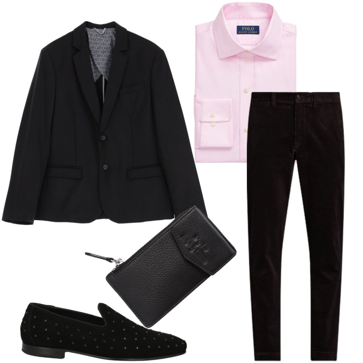 Outfit uomo - I mocassini preziosi. Stile Business/Elegante per Cerimonia. Abbinamento con scarpe stringate, giacche, pantaloni, portafogli, camicie.