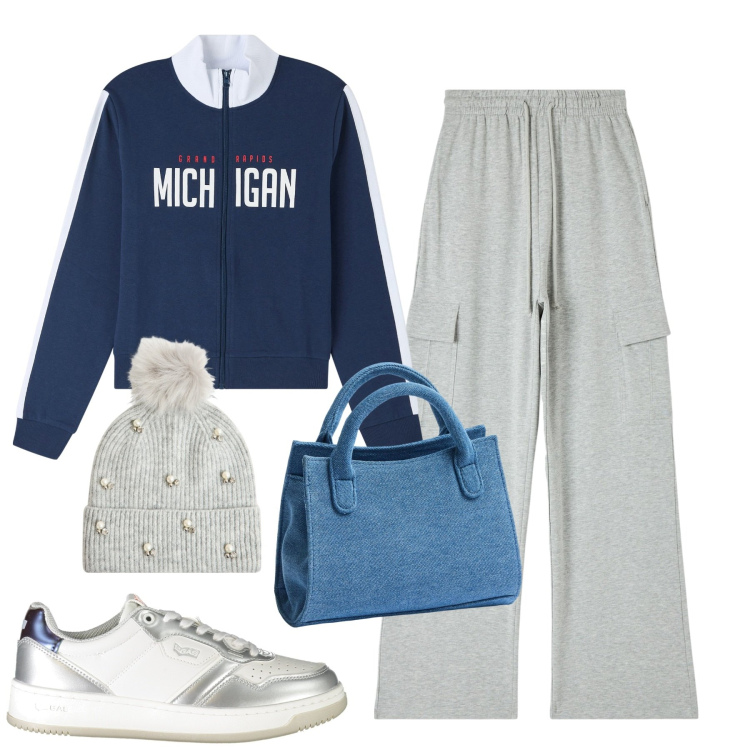 Outfit donna - I pant cargo relaxed fit. Stile Urban per Tutti i giorni. Abbinamento con berretti, felpe, pantaloni cargo, borse a tracolla, sneakers.