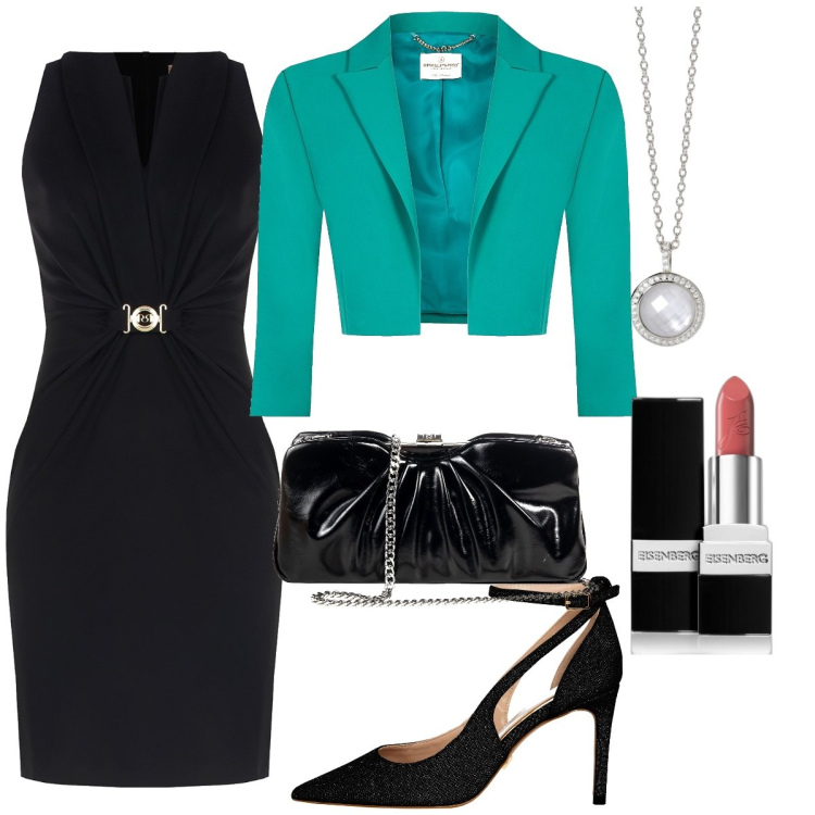 Outfit donna - Mid Season Sale-Cerimonia. Stile Bon Ton per Cerimonia. Abbinamento con rossetti, collane, vestiti a tubino, bolero, décolleté, pochette.