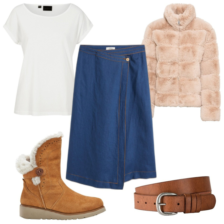 Outfit donna - Bonprix: il cappotto romantico. Stile Romantica per Tutti i giorni. Abbinamento con gonne, ecopellicce, maglieria, stivali, cinture.