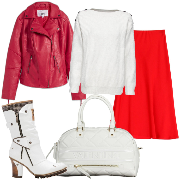 Outfit donna - La gonna lunga che mi piace. Stile Casual chic per Tutti i giorni. Abbinamento con maglieria, stivali, blazer, gonne longuette, borse a spalla.