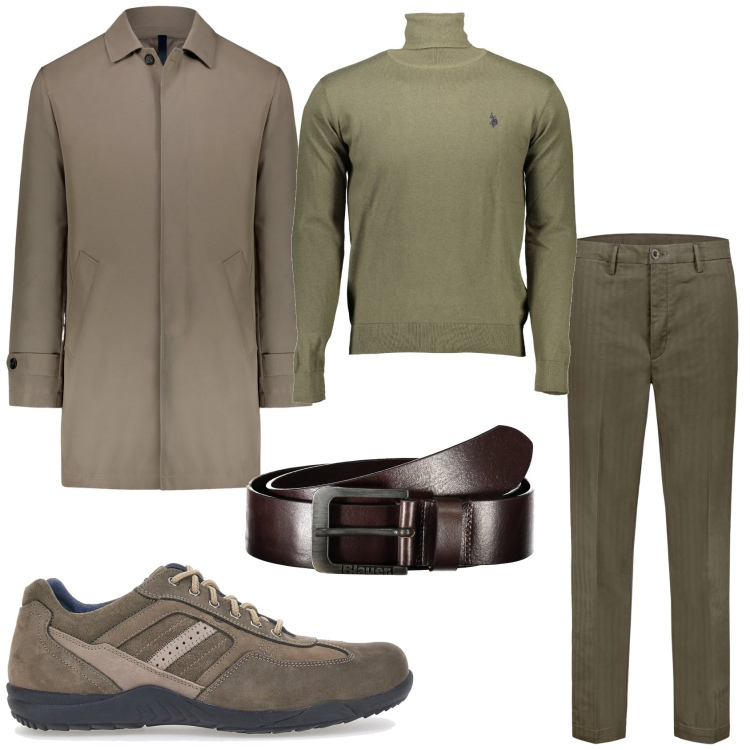 Outfit uomo - Stasera ti porto fuori. Stile Business/Elegante per Serata speciale. Abbinamento con pantaloni, maglieria, giacche, scarpe stringate, cinture.