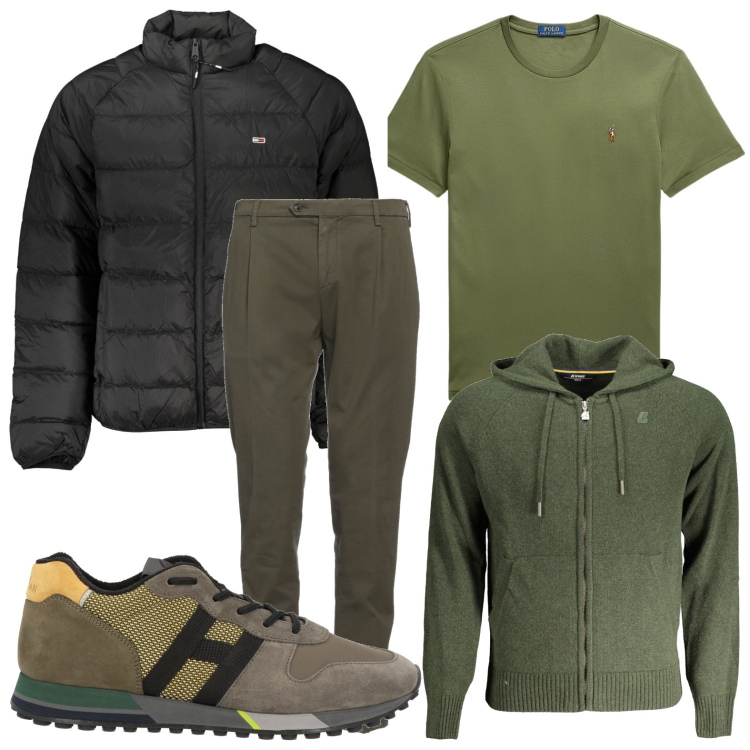 Outfit uomo - Sempre con le sneakers. Stile Trendy per Tutti i giorni. Abbinamento con sneakers, pantaloni, t-shirt, giacche, cardigans.