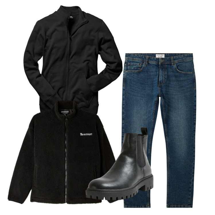 Outfit uomo - Urban style. Stile Urban per Tutti i giorni. Abbinamento con felpe, jeans, felpe, stivali e stivaletti.