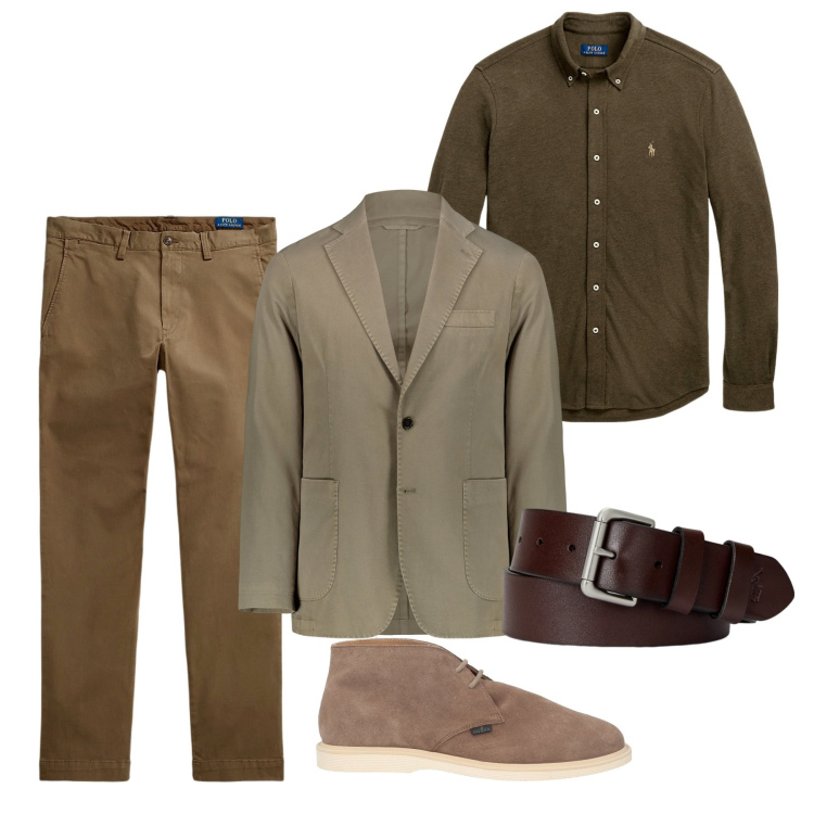 Outfit uomo - Autunno in giacca. Stile Casual per Tutti i giorni. Abbinamento con stivali e stivaletti, cinture, camicie, pantaloni, giacche.