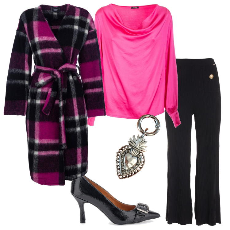 Outfit donna - Camicia romantica. Stile Romantica per Serata fuori. Abbinamento con bluse, cappotti, pantaloni culotte, décolleté, braccialetti.