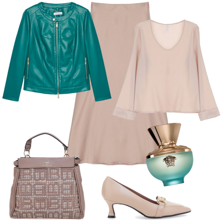 Outfit donna - Blusa romantica donna Curvy. Stile Romantica per Cerimonia. Abbinamento con profumi, camicie, gonne longuette, décolleté, blazer, borse a mano.