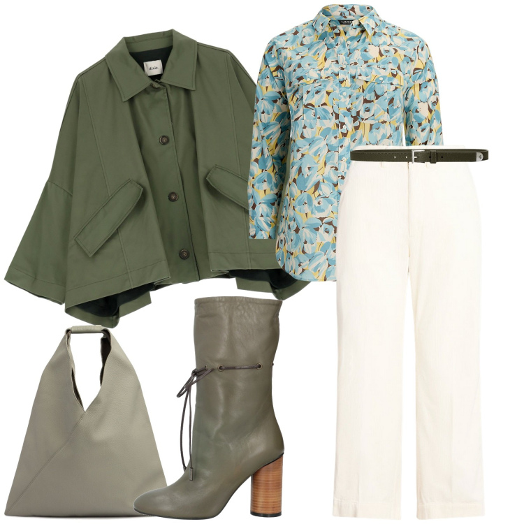 Outfit donna - Stivali donna. Stile Casual chic per Ufficio. Abbinamento con stivaletti, pantaloni, camicie, cinture, blazer, borse a spalla.