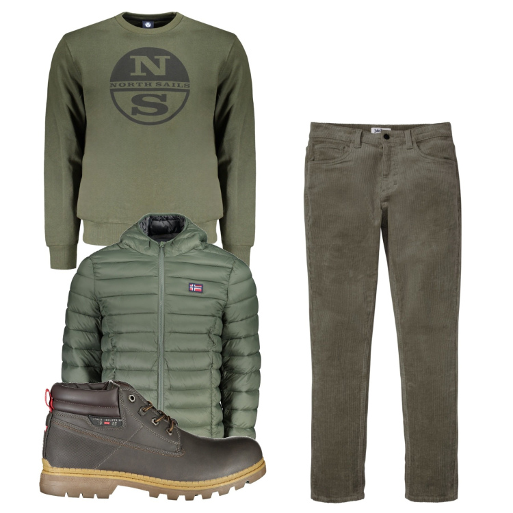 Outfit uomo - In giro. Stile Casual per Tutti i giorni. Abbinamento con pantaloni, giacche, stivali, felpe.