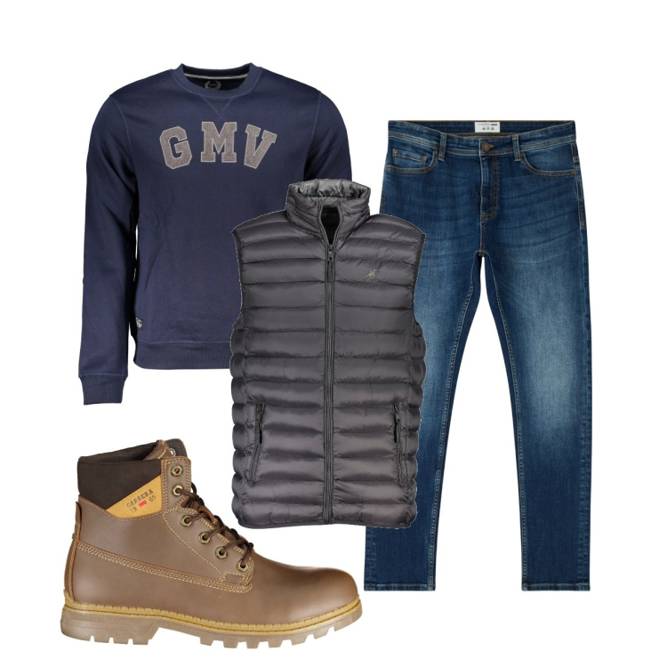 Outfit uomo - City. Stile Trendy per Tutti i giorni. Abbinamento con jeans skinny, stivali, giacche, felpe.