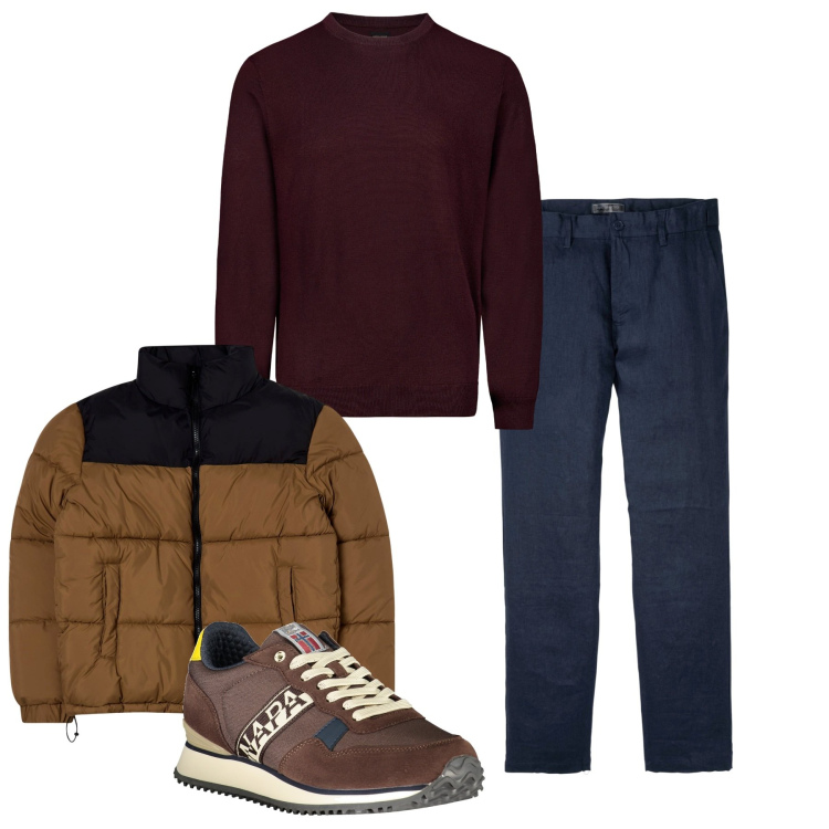Outfit uomo - In città con il bomber. Stile Urban per Tutti i giorni. Abbinamento con pantaloni, giacche, maglieria, sneakers.