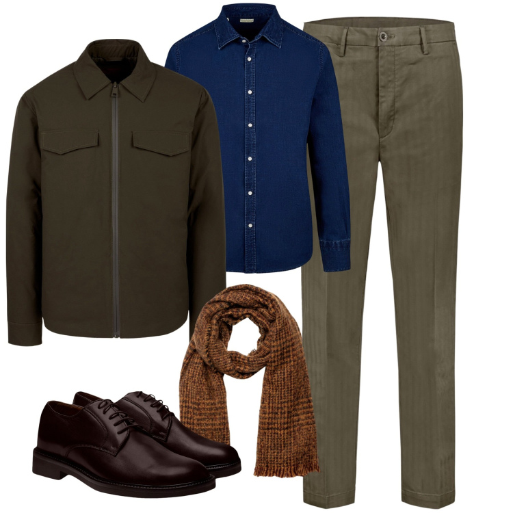 Outfit uomo - La giacca imnottita. Stile Urban per Tutti i giorni. Abbinamento con pantaloni, piumini, scarpe stringate, sciarpe, camicie.