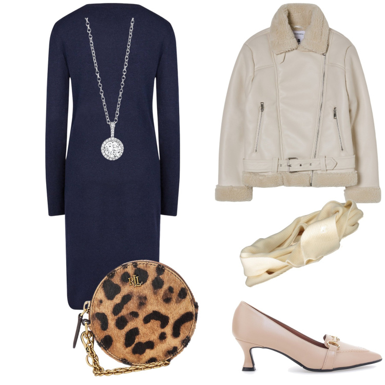 Outfit donna - Borsa fashion. Stile Glamour per Ufficio. Abbinamento con blazer, collane, pochette, vestiti midi/longuette, décolleté, sciarpe.