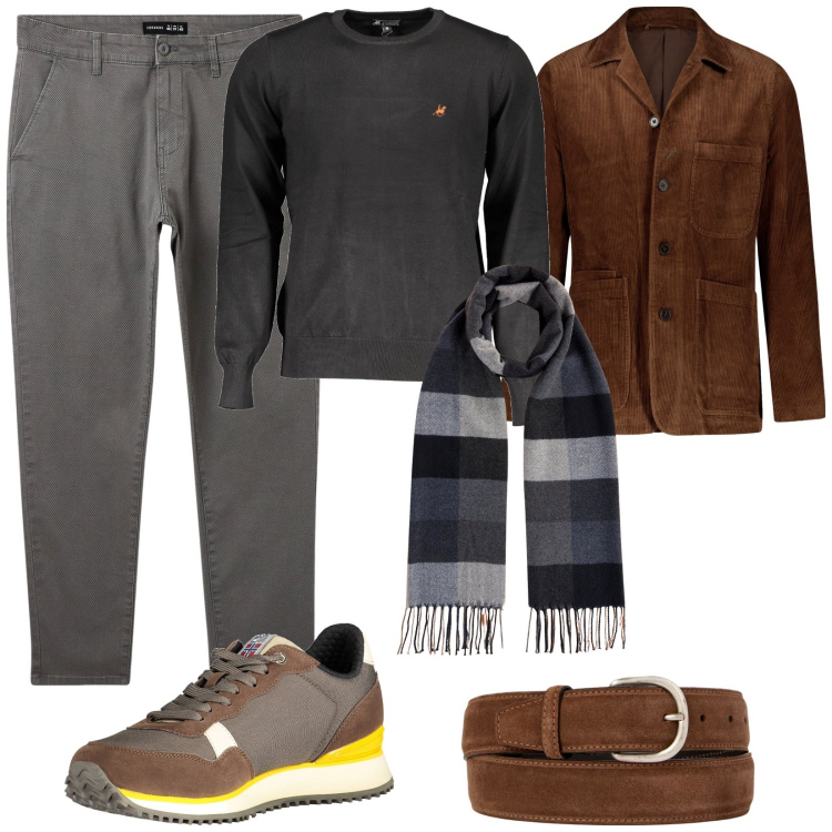 Outfit uomo - Il blazer classico. Stile Urban per Tutti i giorni. Abbinamento con pantaloni chino, cinture, giacche, sneakers, sciarpe, maglieria.