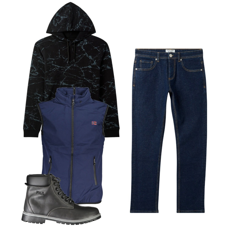 Outfit uomo - La felpa urban. Stile Urban per Tutti i giorni. Abbinamento con felpe con cappuccio, jeans, stivali, giacche.