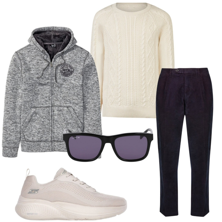 Outfit uomo - Gli occhiali stilosi lacoste. Stile Trendy per Tutti i giorni. Abbinamento con giacche, pantaloni, sneakers, maglieria, occhiali da sole.