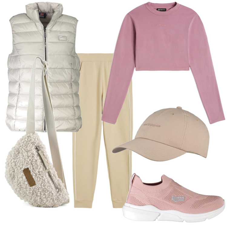 Outfit donna - Come mi pare. Stile Casual per Tutti i giorni. Abbinamento con cappelli, maglieria, pantaloni, marsupi, blazer, sneakers.