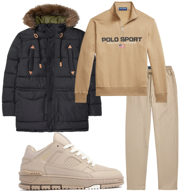 Outfit uomo - La polo sportiva. Stile Trendy per Tutti i giorni. Abbinamento con giacche, pantaloni, felpe, sneakers.