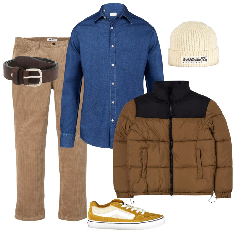 Outfit uomo - Urban style. Stile Urban per Tutti i giorni. Abbinamento con pantaloni, giacche, cinture, camicie, berretti, sneakers.