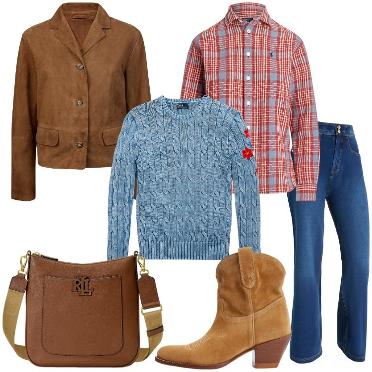Outfit donna - Bantoa - Black Month. Stile Etnico per Tutti i giorni. Abbinamento con jeans, borse a tracolla, stivaletti, maglieria, camicie, blazer.