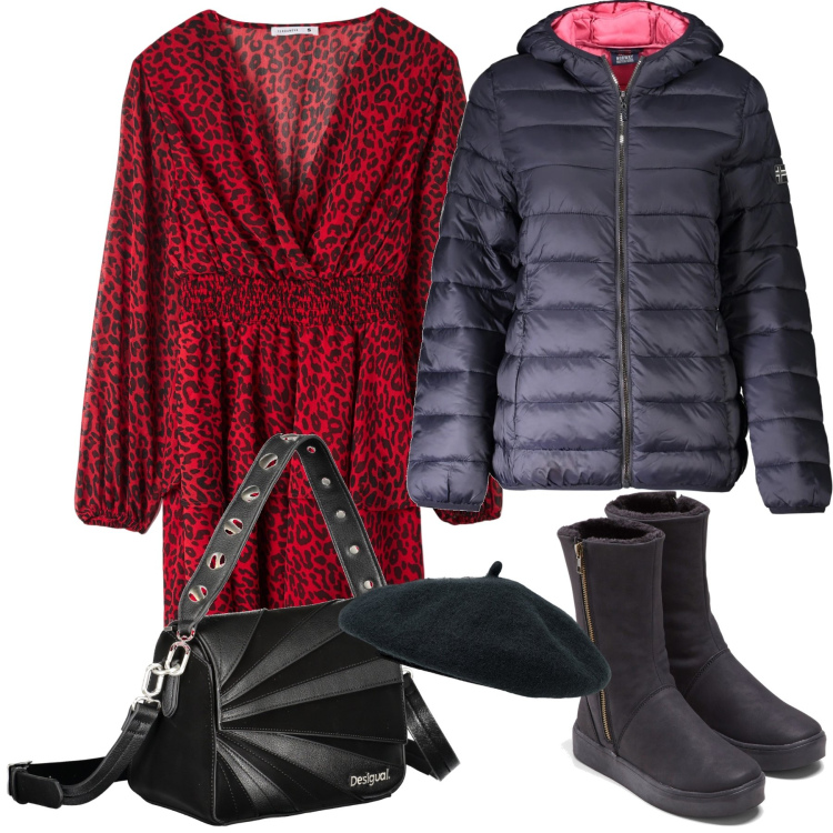 Outfit donna - Direzione cinema. Stile Urban per Tutti i giorni. Abbinamento con stivali, vestiti corti, blazer, borse a spalla, cappelli e berretti.