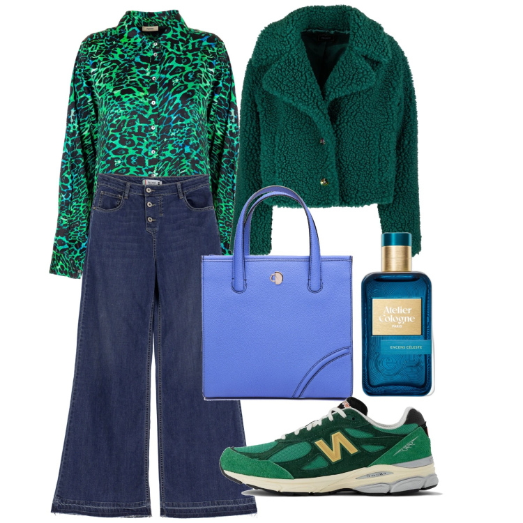 Outfit donna - Solo due colori. Stile Urban per Tutti i giorni. Abbinamento con profumi, sneakers, jeans, blazer, camicie, shopping bag.