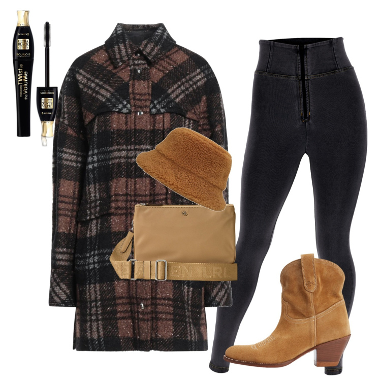 Outfit donna - Leggings sotto il vestito. Stile Urban per Tutti i giorni. Abbinamento con vestiti corti, mascara, jeggings, stivaletti, borse a tracolla, cappelli.