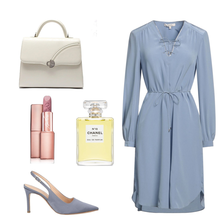 Outfit donna - Outfit ispirato a Grace Kelly. Stile Bon Ton Abbinamento con vestiti midi/longuette, décolleté, profumi, rossetti, borse a mano.
