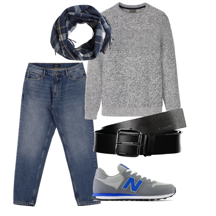 Outfit uomo - Il pull oversize. Stile Casual per Tutti i giorni. Abbinamento con maglieria, sciarpe, sneakers, jeans, cinture.