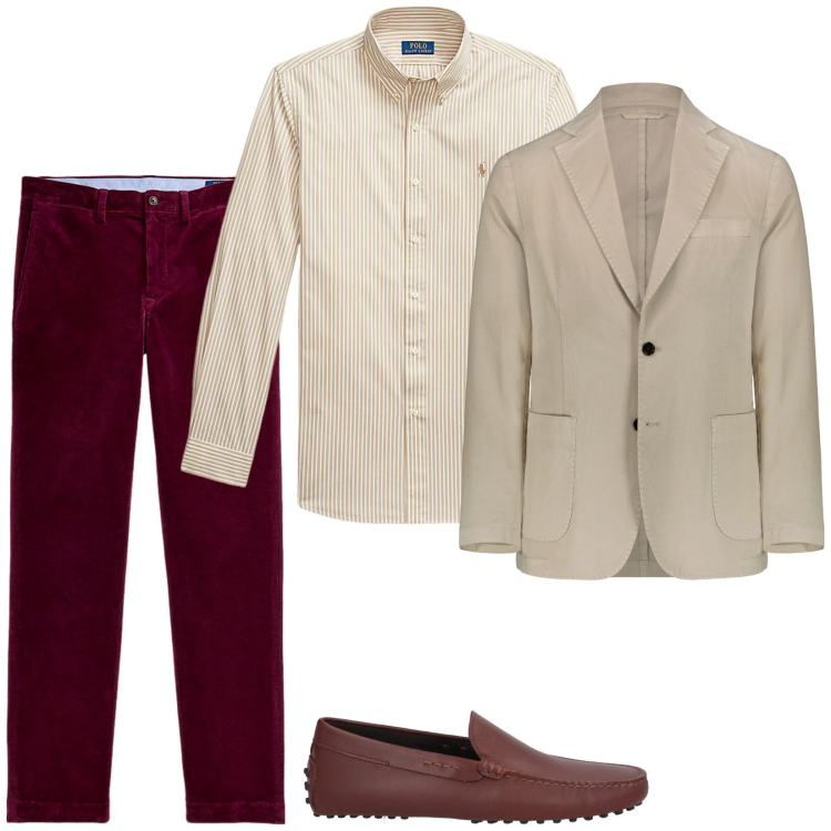 Outfit uomo - Un tipo alla moda in ufficio. Stile Trendy per Ufficio. Abbinamento con scarpe stringate, pantaloni, camicie, giacche.