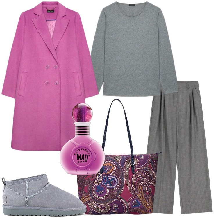 Outfit donna - Mio amato cappotto - @nike75. Stile Casual chic per Scuola/Università. Abbinamento con profumi, pantaloni, borse tote, stivali, cappotti, maglieria.