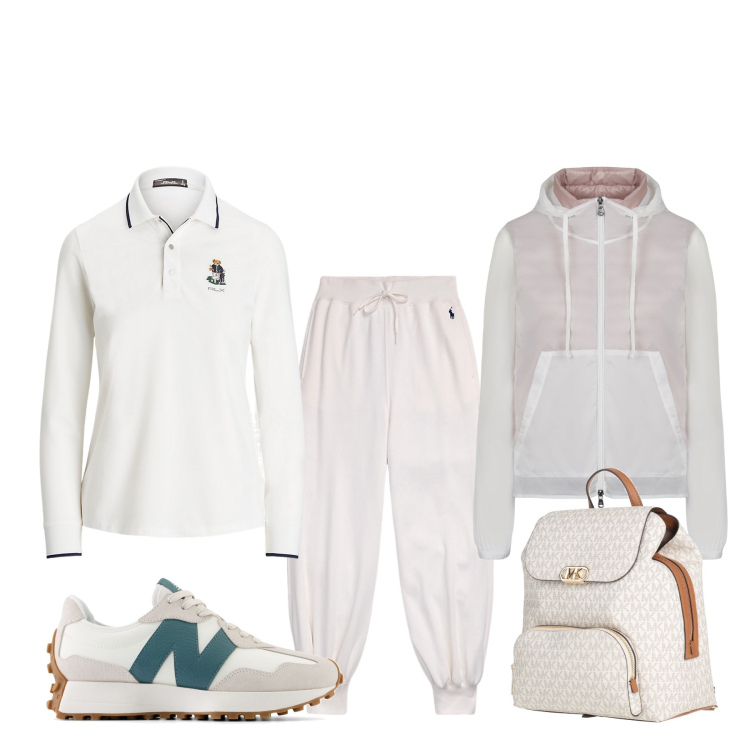 Outfit donna - Sportiva sino al giovedi. Stile Basic per Tutti i giorni. Abbinamento con zaini, sneakers, pantaloni, maglieria, blazer.